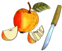 messer-apfel