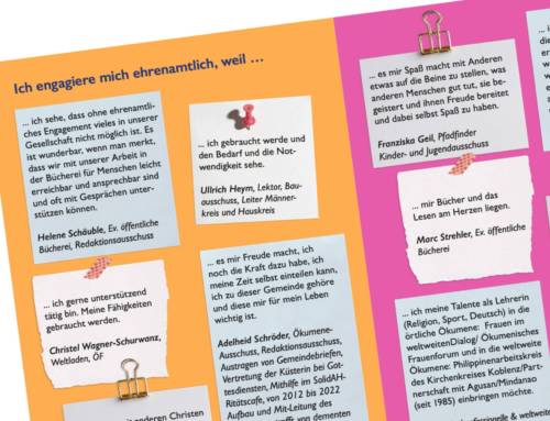 Es ist uns eine Ehre – Noch mehr Ehrenamtliche stellen sich vor