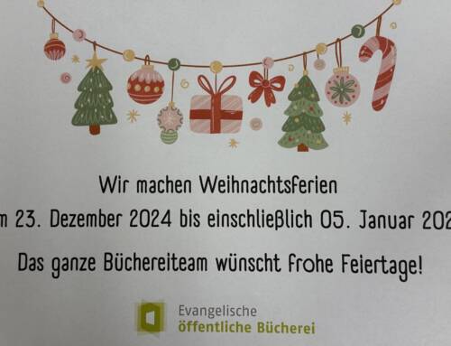 Weihnachtsferien Bücherei